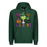 Sports Green drink up witches Premium Hoodie - CowGirlArtShop