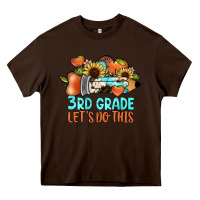 Chocolate Brown 3rd grade let's do this Heavy Core Tee - JahusDesignShop