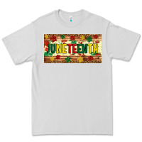 Dove Grey juneteenth licence plate template Premium Tee - Artiststas