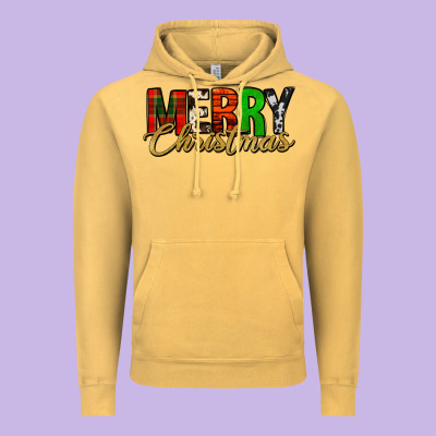 Merry Christmas Western Vintage Hoodie Designed By Jasminsmagicworld