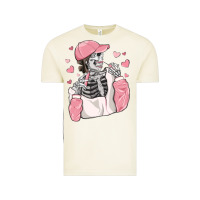 Vintage Arctic skeleton girl valentine's day Vintage Tee - MaliasSmallBusiness