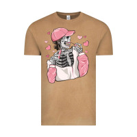 Vintage Camel skeleton girl valentine's day Vintage Tee - MaliasSmallBusiness