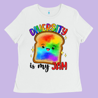 Diversity Is My Jam Ladies Tee Designed By Artiststas