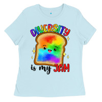 Baby Blue diversity is my jam Ladies Tee - Artiststas