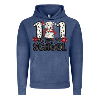 Vintage Denim 101 days of school Vintage Hoodie - MaliasSmallBusiness