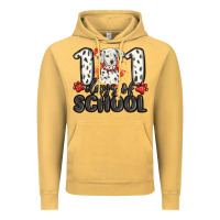 Vintage Mustard 101 days of school Vintage Hoodie - MaliasSmallBusiness