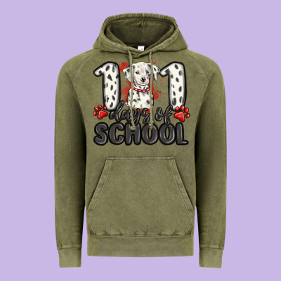101 Days Of School Vintage Hoodie Designed By Maliassmallbusiness