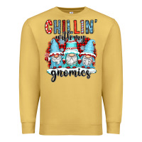 Antique Gold chillin with my gnomies Premium Sweatshirt - CowGirlArtShop