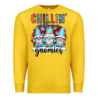Lemon chillin with my gnomies Premium Sweatshirt - CowGirlArtShop