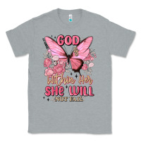 Heather Grey god is within her she will not fail Classic Tee - MaliasSmallBusiness
