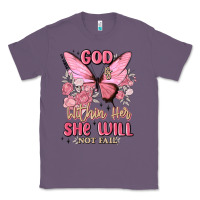 Lavender god is within her she will not fail Classic Tee - MaliasSmallBusiness