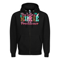 Black Pediatric Nurse Practitioner Zipper Hoodie - texasbilliewilder