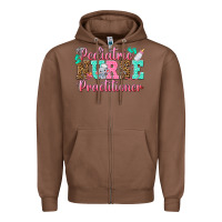 Chestnut Pediatric Nurse Practitioner Zipper Hoodie - texasbilliewilder
