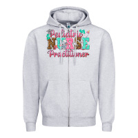 Heather Grey Pediatric Nurse Practitioner Zipper Hoodie - texasbilliewilder
