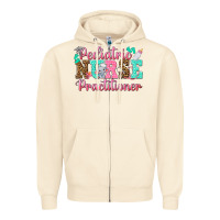 Sandshell Pediatric Nurse Practitioner Zipper Hoodie - texasbilliewilder