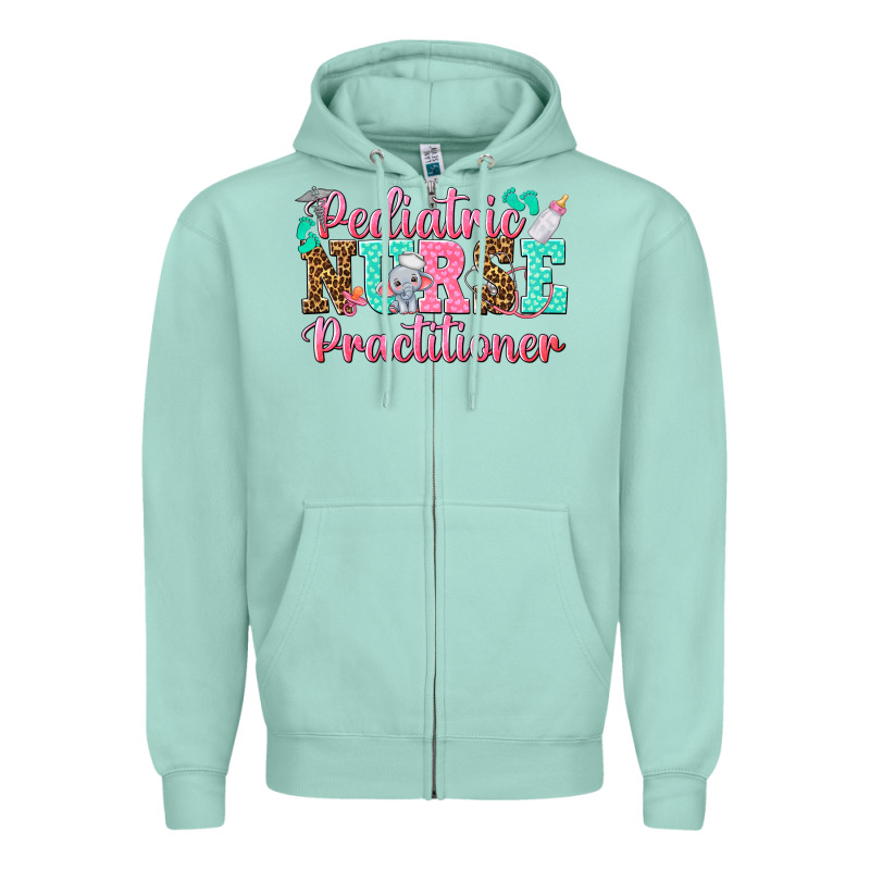 Pediatric Nurse Practitioner Zipper Hoodie by texasbilliewilder | Teevron