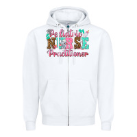 White Pediatric Nurse Practitioner Zipper Hoodie - texasbilliewilder