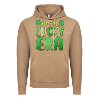 Vintage Coffee in my lucky era st. patrick's day Vintage Hoodie - MaliasSmallBusiness