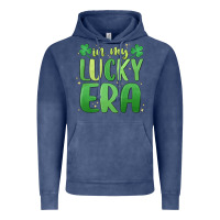 Vintage Denim in my lucky era st. patrick's day Vintage Hoodie - MaliasSmallBusiness