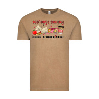 Vintage Coffee 100 days school Vintage Tee - MaliasSmallBusiness