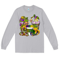 Moon Dust Mardi Gras Coffee Cups Long Sleeve Tee - BundleAndBundleShop