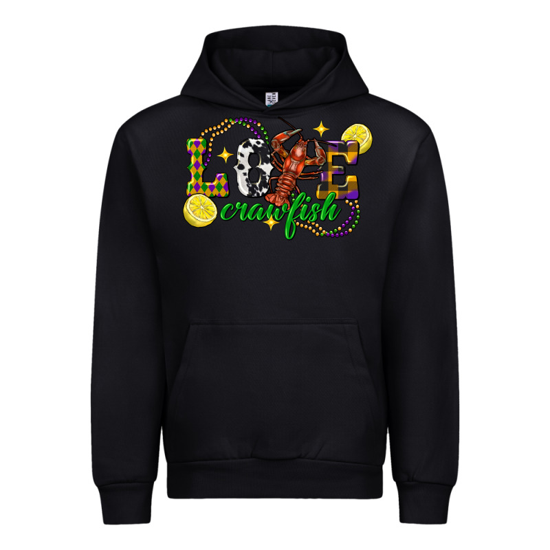Mardi Gras Love Crawfish Urban Hoodie by FaDigitalArtStudio | Teevron