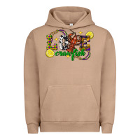 Pigment Burro mardi gras love crawfish Urban Hoodie - FaDigitalArtStudio