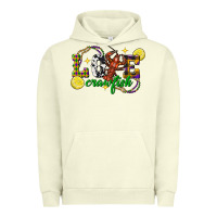 Pigment Pistachio mardi gras love crawfish Urban Hoodie - FaDigitalArtStudio