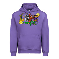 Tulip mardi gras love crawfish Urban Hoodie - FaDigitalArtStudio