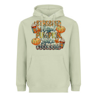 Matcha stressed blessed pumpkin spice obsessed Heavyweight Hoodie - CowGirlArtShop