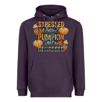 Plum stressed blessed pumpkin spice obsessed Heavyweight Hoodie - CowGirlArtShop