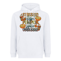 White stressed blessed pumpkin spice obsessed Heavyweight Hoodie - CowGirlArtShop