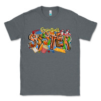 Charcoal Heather basketball sister Classic Tee - CowhideDigitalArt