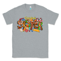 Heather Grey basketball sister Classic Tee - CowhideDigitalArt