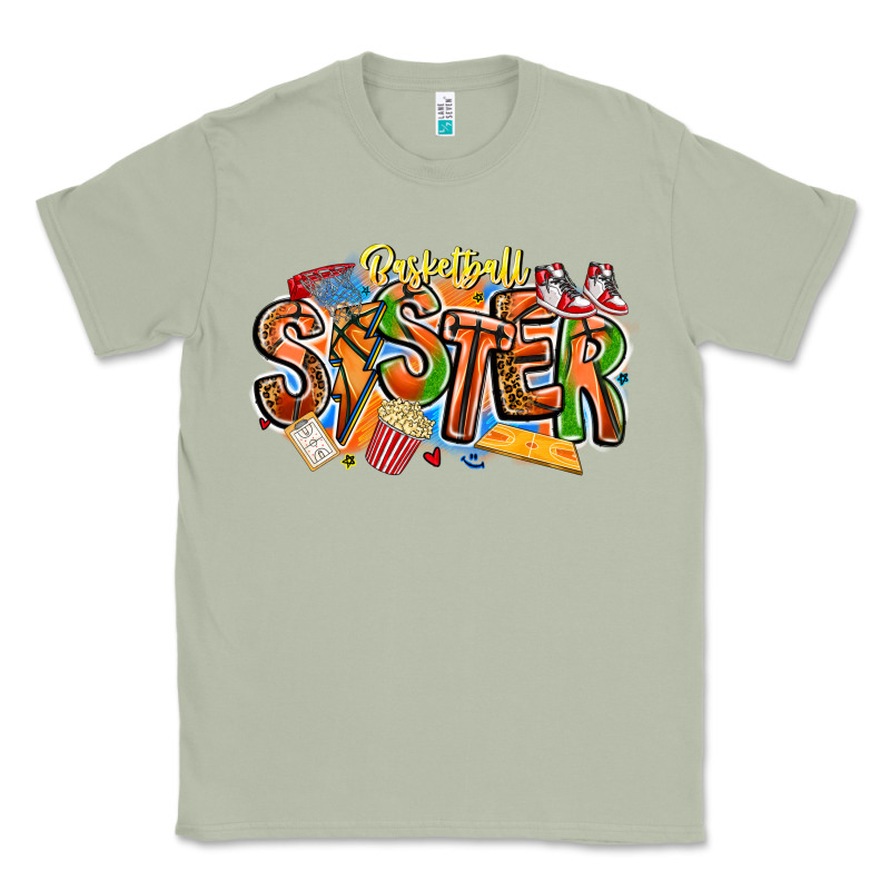 Basketball Sister Classic Tee by CowhideDigitalArt | Teevron