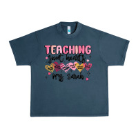Midnight Navy teaching sweet hearts Urban Heavy Tee - MaliasSmallBusiness