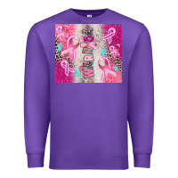 Purple warrior Premium Sweatshirt - CowGirlArtShop