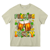 Mossy feeling lucky Heavy Core Tee - Artiststas