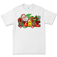 White nurse with Christmas Premium Tee - AdoDesignShop