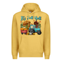 Antique Gold its fall yall Premium Hoodie - CowGirlArtShop