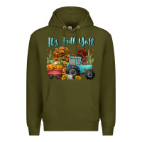 Army Green its fall yall Premium Hoodie - CowGirlArtShop