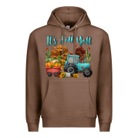 Chestnut its fall yall Premium Hoodie - CowGirlArtShop