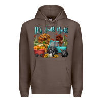 Coffee its fall yall Premium Hoodie - CowGirlArtShop