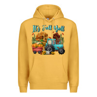 Mustard its fall yall Premium Hoodie - CowGirlArtShop