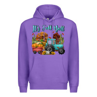 Purple its fall yall Premium Hoodie - CowGirlArtShop