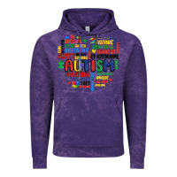 Cloud Purple autism heart Vintage Hoodie - MaliasSmallBusiness
