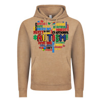 Vintage Coffee autism heart Vintage Hoodie - MaliasSmallBusiness
