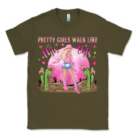 Army Green pretty girls walk like this this Classic Tee - NancyCooperArtShop