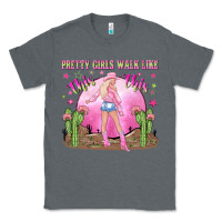 Charcoal Heather pretty girls walk like this this Classic Tee - NancyCooperArtShop