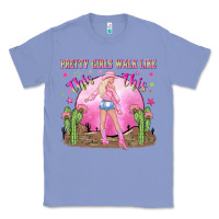 Colony Blue pretty girls walk like this this Classic Tee - NancyCooperArtShop